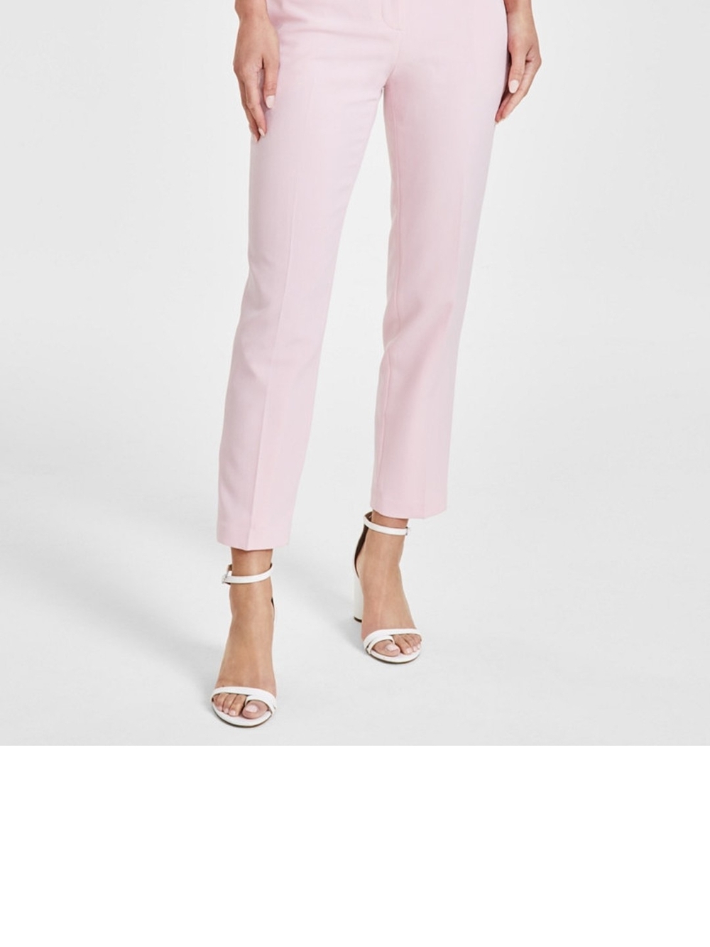 Kasper Women's Stretch-Crepe Straight-Leg Pants, Petite